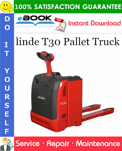 linde T30 Pallet Truck Service Repair Manual