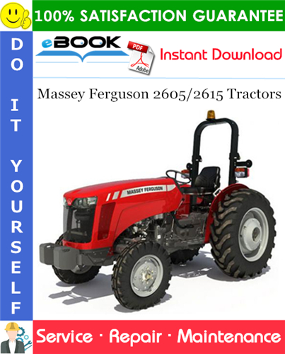 Massey Ferguson 2605/2615 Tractors Service Repair Manual