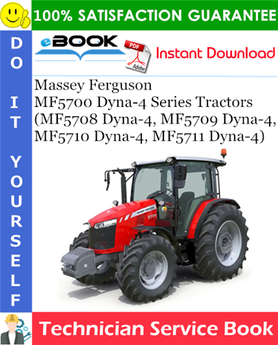 Massey Ferguson MF5700 Dyna-4 Series Tractors