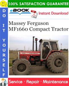 Massey Ferguson MF1660 Compact Tractor Service Repair Manual
