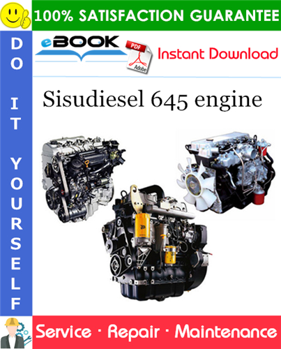 Sisudiesel 645 engine Service Repair Manual