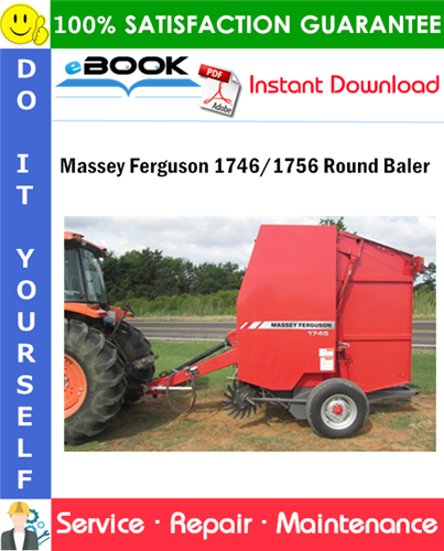 Massey Ferguson 1746/1756 Round Baler Service Repair Manual