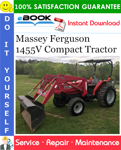 Massey Ferguson 1455V Compact Tractor Service Repair Manual
