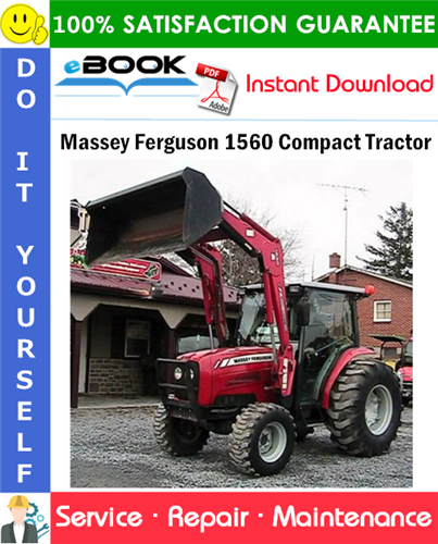 Massey Ferguson 1560 Compact Tractor Service Repair Manual