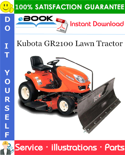Kubota GR2100 Lawn Tractor Parts Manual