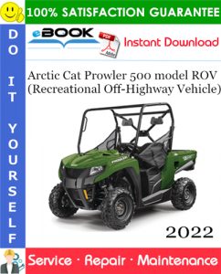 2022 Arctic Cat Prowler 500 model ROV