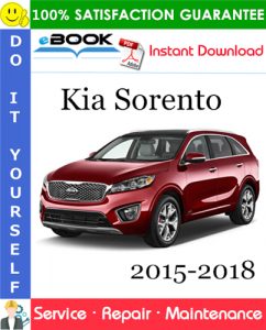 Kia Sorento Service Repair Manual 2015-2018 Download