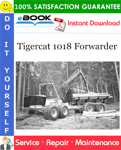 Tigercat 1018 Forwarder Service Repair Manual