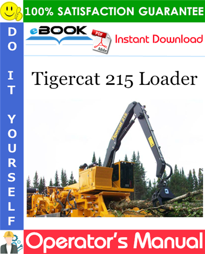 Tigercat 215 Loader Operator's Manual