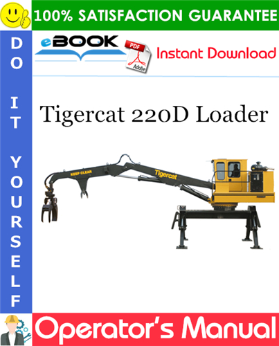 Tigercat 220D Loader Operator's Manual
