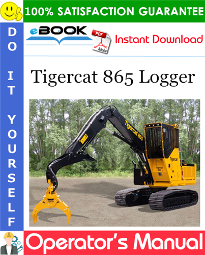 Tigercat 865 Logger Operator's Manual