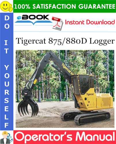 Tigercat 875/880D Logger Operator's Manual