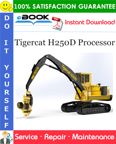 Tigercat H250D Processor Service Repair Manual