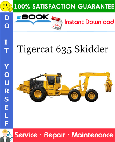Tigercat 635 Skidder Service Repair Manual