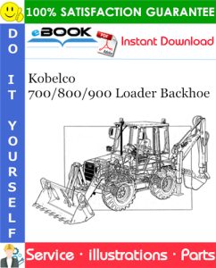 Kobelco 700/800/900 Loader Backhoe Parts Manual
