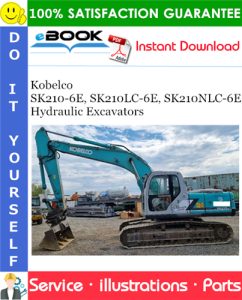 Kobelco SK210-6E, SK210LC-6E, SK210NLC-6E Hydraulic Excavators Parts Manual
