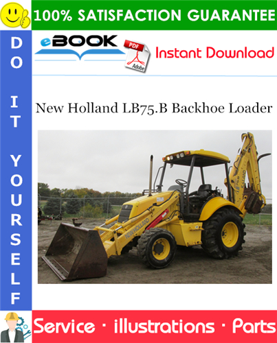 New Holland LB75.B Backhoe Loader Parts Manual
