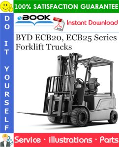 BYD ECB20, ECB25 Series Forklift Trucks Parts Manual