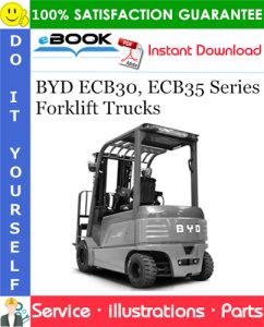 BYD ECB30, ECB35 Series Forklift Trucks Parts Manual