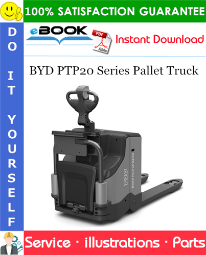 BYD PTP20 Series Pallet Truck Parts Manual