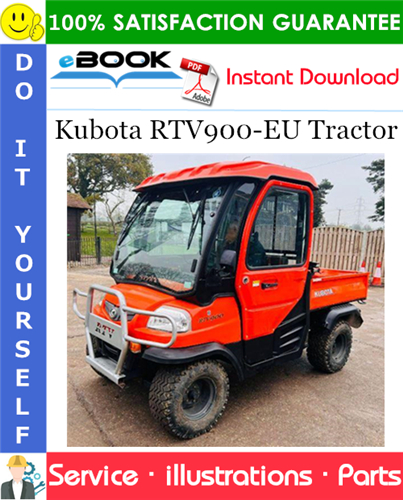 Kubota RTV900-EU Tractor Parts Manual
