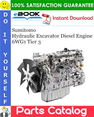 Sumitomo Hydraulic Excavator Diesel Engine 6WG1 Tier3 Parts Catalog