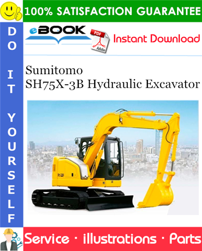 Sumitomo SH75X-3B Hydraulic Excavator Parts Manual