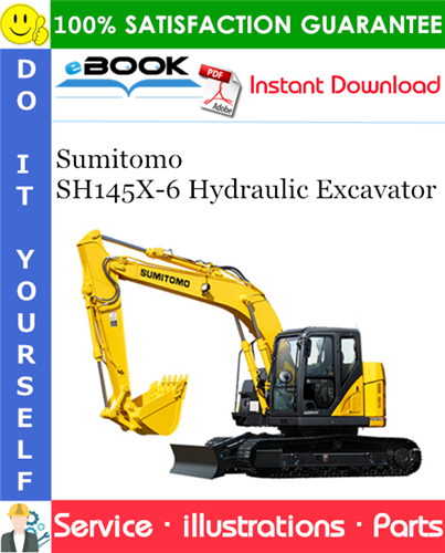 Sumitomo SH145X-6 Hydraulic Excavator Parts Manual
