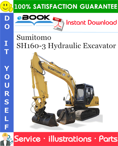 Sumitomo SH160-3 Hydraulic Excavator Parts Manual