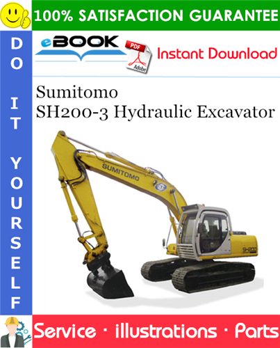 Sumitomo SH200-3 Hydraulic Excavator Parts Manual