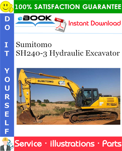 Sumitomo SH240-3 Hydraulic Excavator Parts Manual