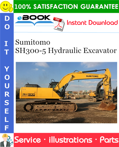 Sumitomo SH300-5 Hydraulic Excavator Parts Manual
