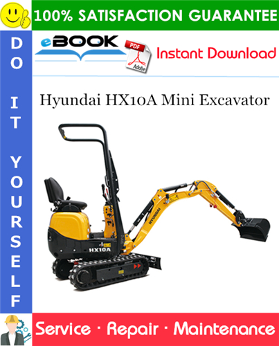 Hyundai HX10A Mini Excavator Service Repair Manual