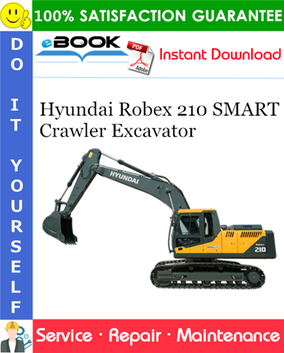 Hyundai Robex 210 SMART Crawler Excavator Service Repair Manual (India)