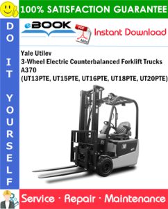 Yale Utilev 3-Wheel Electric Counterbalanced Forklift Trucks A370