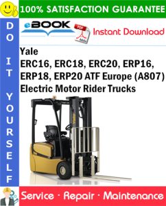 Yale ERC16, ERC18, ERC20, ERP16, ERP18, ERP20 ATF Europe (A807)