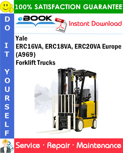 Yale ERC16VA, ERC18VA, ERC20VA Europe (A969) Forklift Trucks