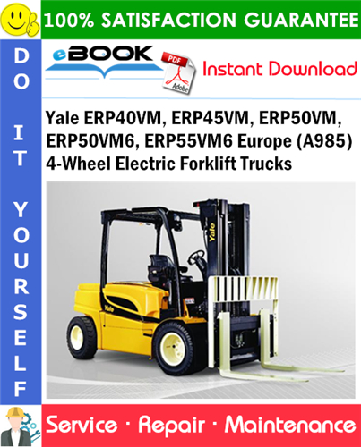 Yale ERP40VM, ERP45VM, ERP50VM, ERP50VM6, ERP55VM6 Europe (A985)