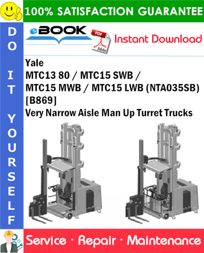 Yale MTC13 80 / MTC15 SWB / MTC15 MWB / MTC15 LWB (NTA035SB) [B869]