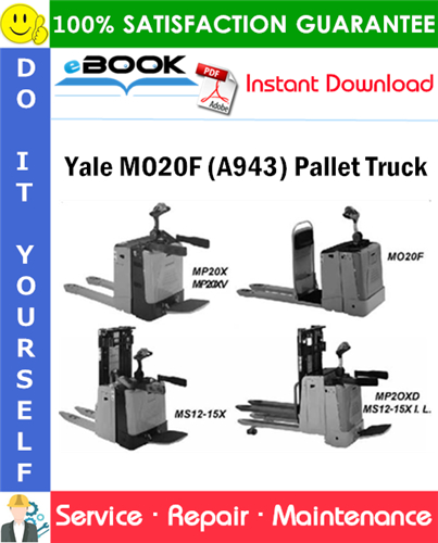 Yale MO20F (A943) Pallet Truck Service Repair Manual