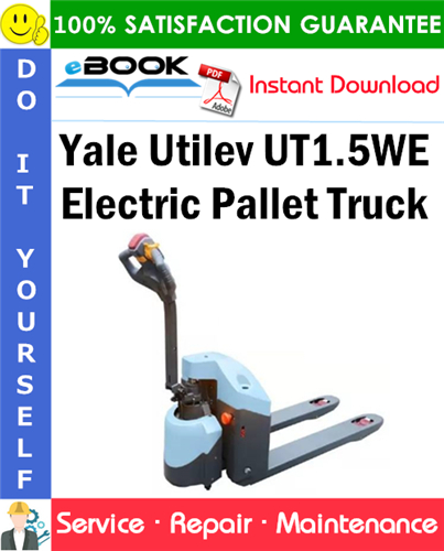 Yale Utilev UT1.5WE Electric Pallet Truck Service Repair Manual