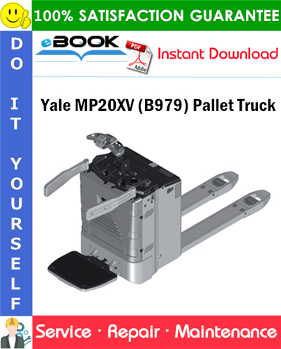 Yale MP20XV (B979) Pallet Truck Service Repair Manual