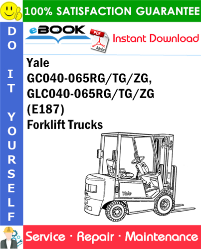 Yale GC040-065RG/TG/ZG, GLC040-065RG/TG/ZG (E187) Forklift Trucks