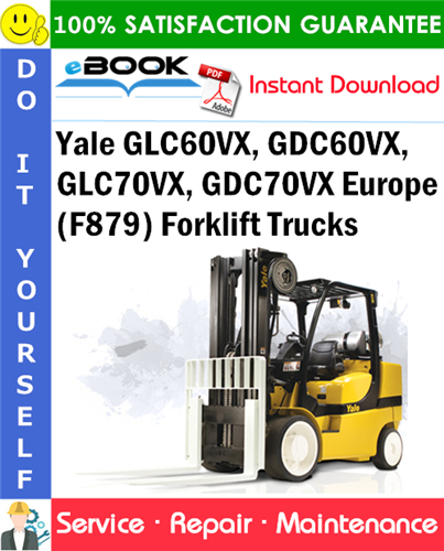 Yale GLC60VX, GDC60VX, GLC70VX, GDC70VX Europe (F879) Forklift Trucks