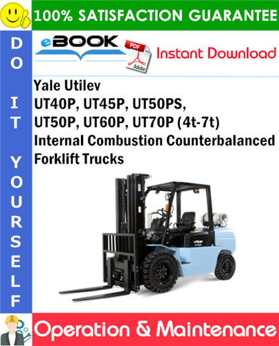 Yale Utilev UT40P, UT45P, UT50PS, UT50P, UT60P, UT70P (4t-7t)