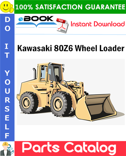Kawasaki 80Z6 Wheel Loader Parts Catalog