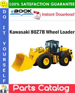 Kawasaki 80Z7B Wheel Loader Parts Catalog