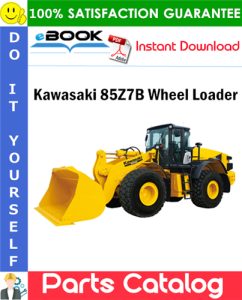 Kawasaki 85Z7B Wheel Loader Parts Catalog
