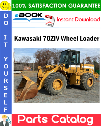 Kawasaki 70ZIV Wheel Loader Parts Catalog
