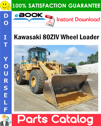 Kawasaki 80ZIV Wheel Loader Parts Catalog